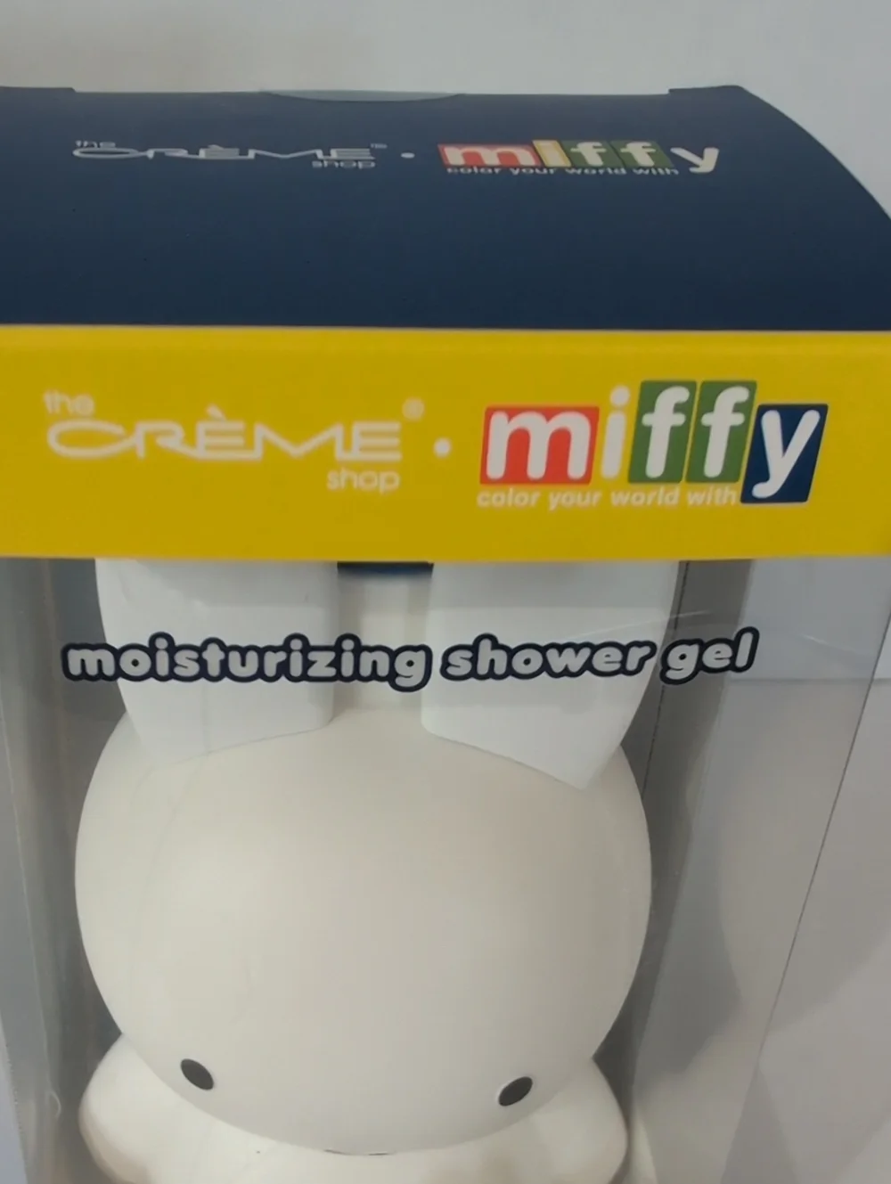 NWT The Cream Shop X-miffy Moisturizing Shower Gel Bunny Bottle- Flower 11.4 Oz
